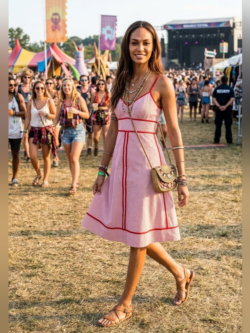 Sandra Angelozzi | Candy-striped Summer Dress